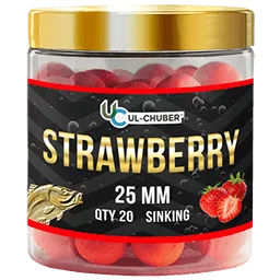 Strawberry Sinking Boilies Golden