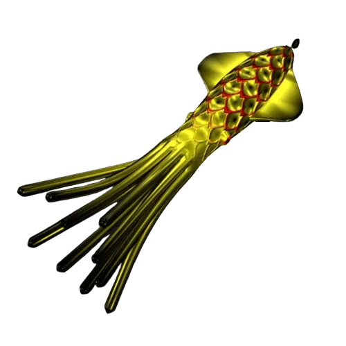 Trophy Glowing Squid